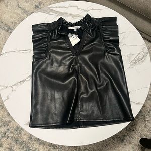 Never Worn Leather Top